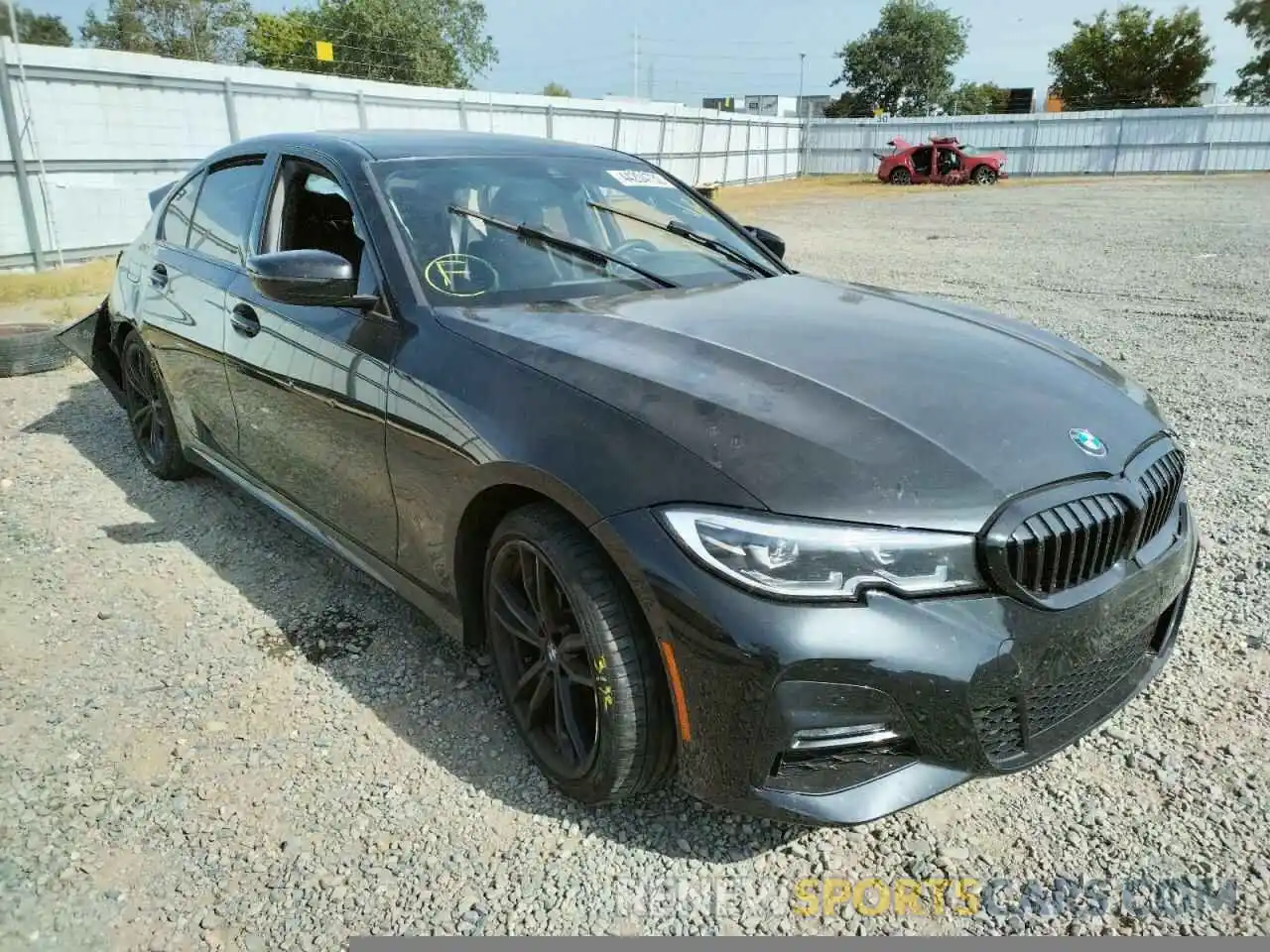 1 Photograph of a damaged car 3MW5R1J02L8B35438 BMW 3 SERIES 2020