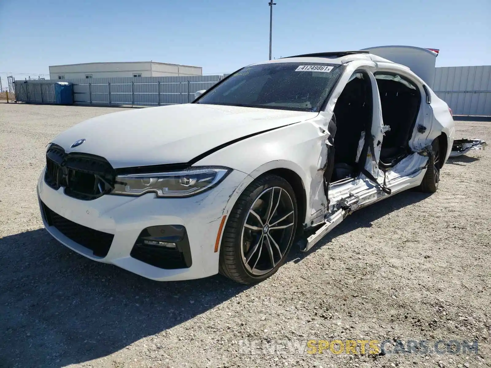 2 Фотография поврежденного автомобиля 3MW5R1J02L8B35570 BMW 3 SERIES 2020