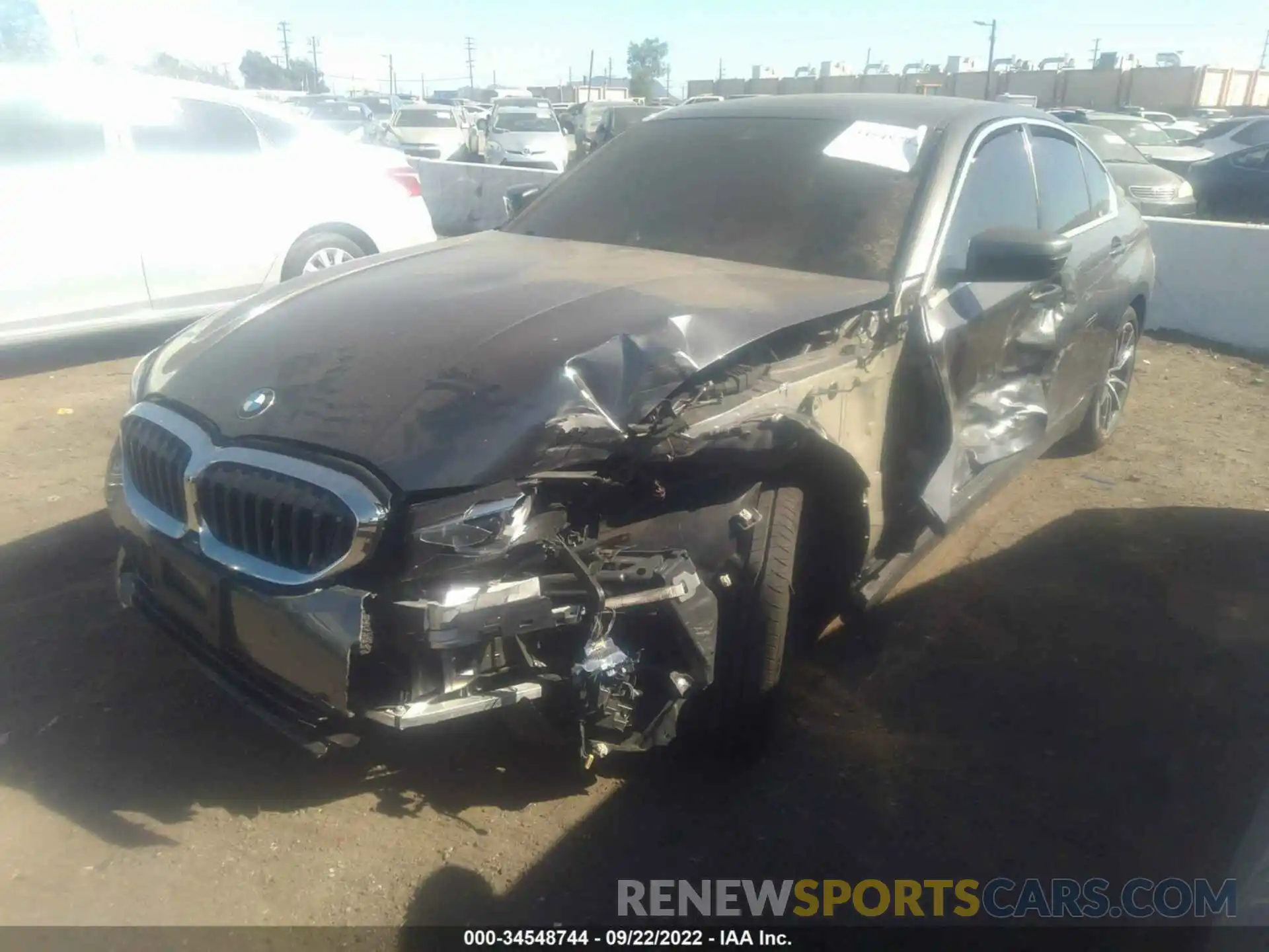 2 Photograph of a damaged car 3MW5R1J02L8B36797 BMW 3 SERIES 2020