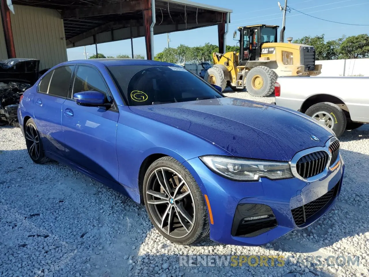 1 Photograph of a damaged car 3MW5R1J02L8B38968 BMW 3 SERIES 2020