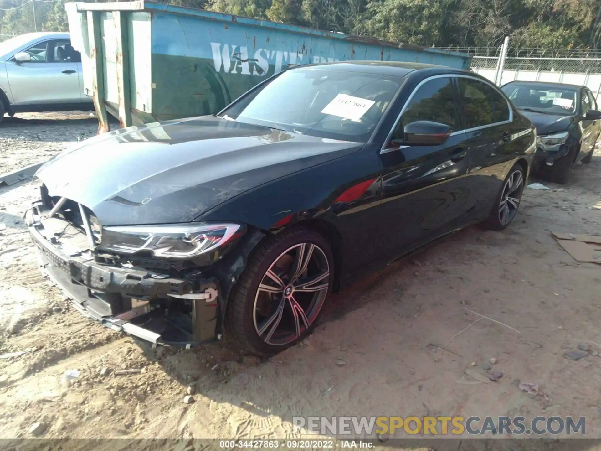 2 Фотография поврежденного автомобиля 3MW5R1J02L8B45810 BMW 3 SERIES 2020