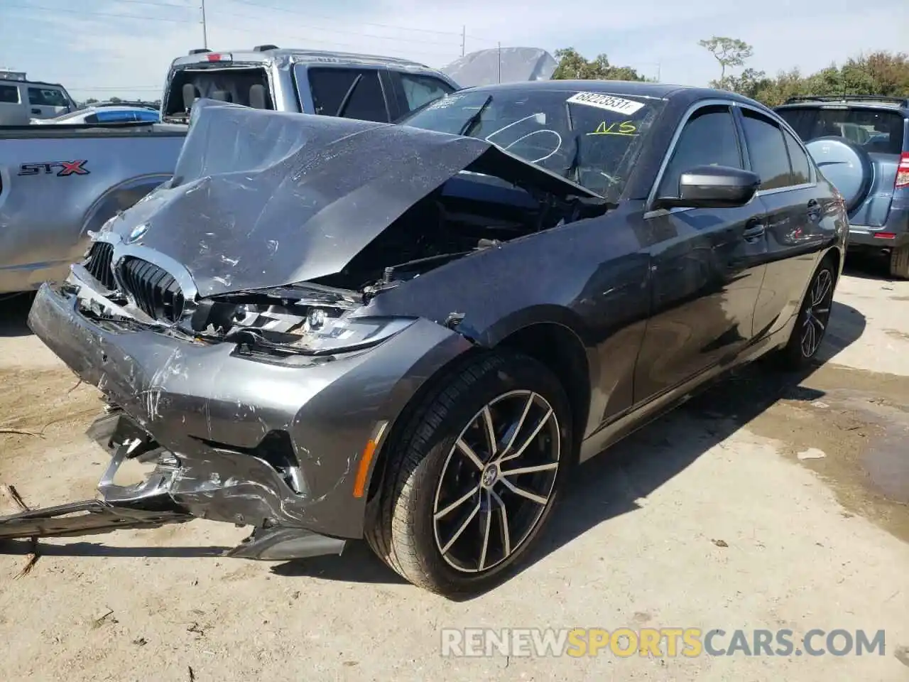 2 Photograph of a damaged car 3MW5R1J02L8B46598 BMW 3 SERIES 2020