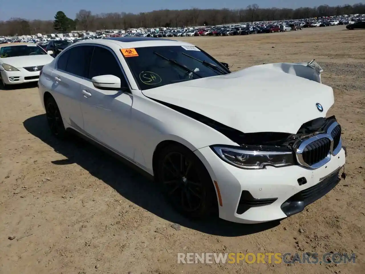 1 Photograph of a damaged car 3MW5R1J03L8B03906 BMW 3 SERIES 2020