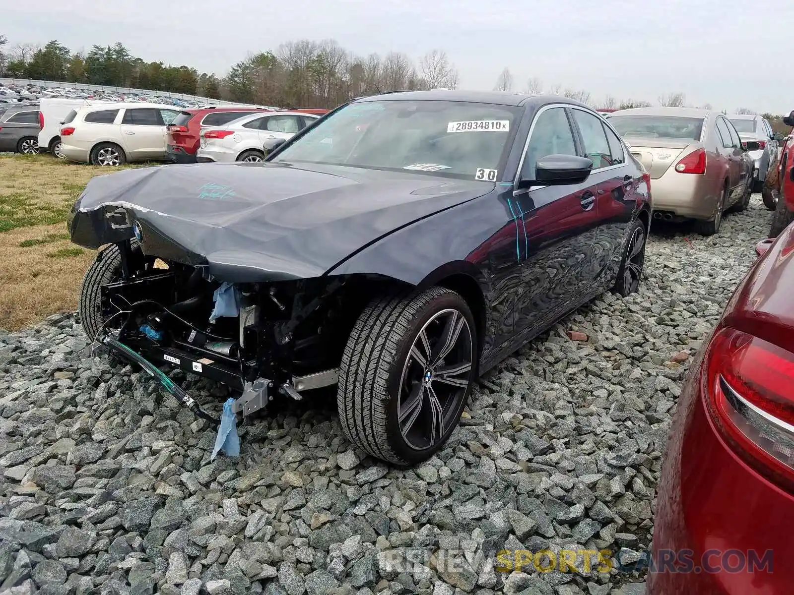 2 Photograph of a damaged car 3MW5R1J03L8B06143 BMW 3 SERIES 2020