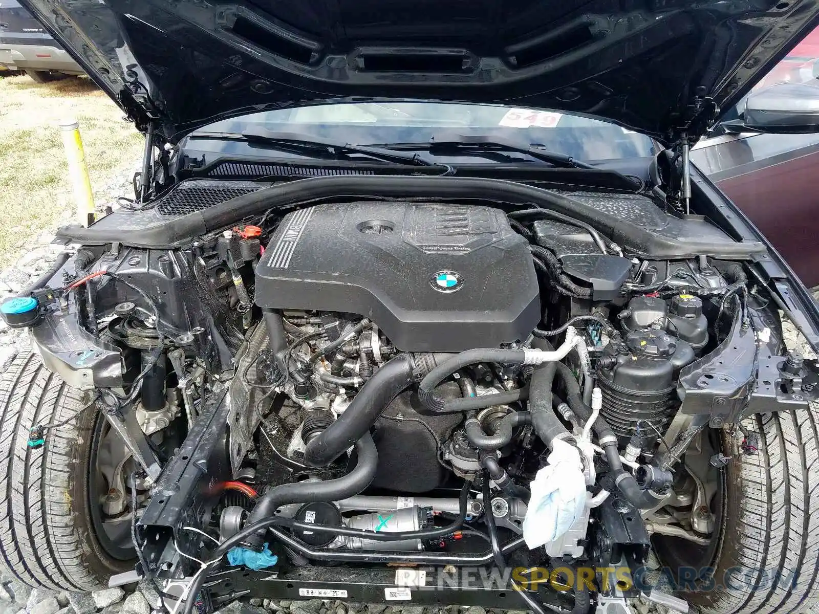 7 Фотография поврежденного автомобиля 3MW5R1J03L8B06143 BMW 3 SERIES 2020