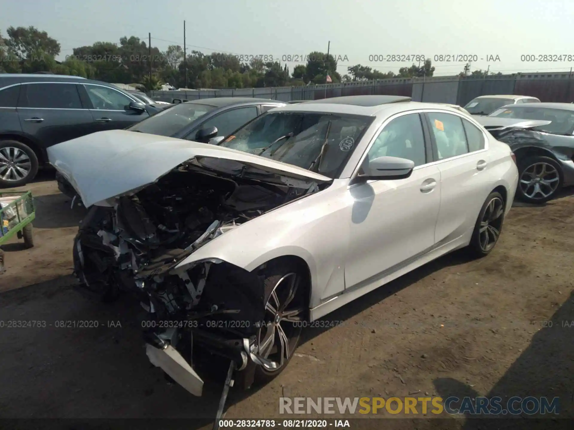 2 Photograph of a damaged car 3MW5R1J03L8B09253 BMW 3 SERIES 2020