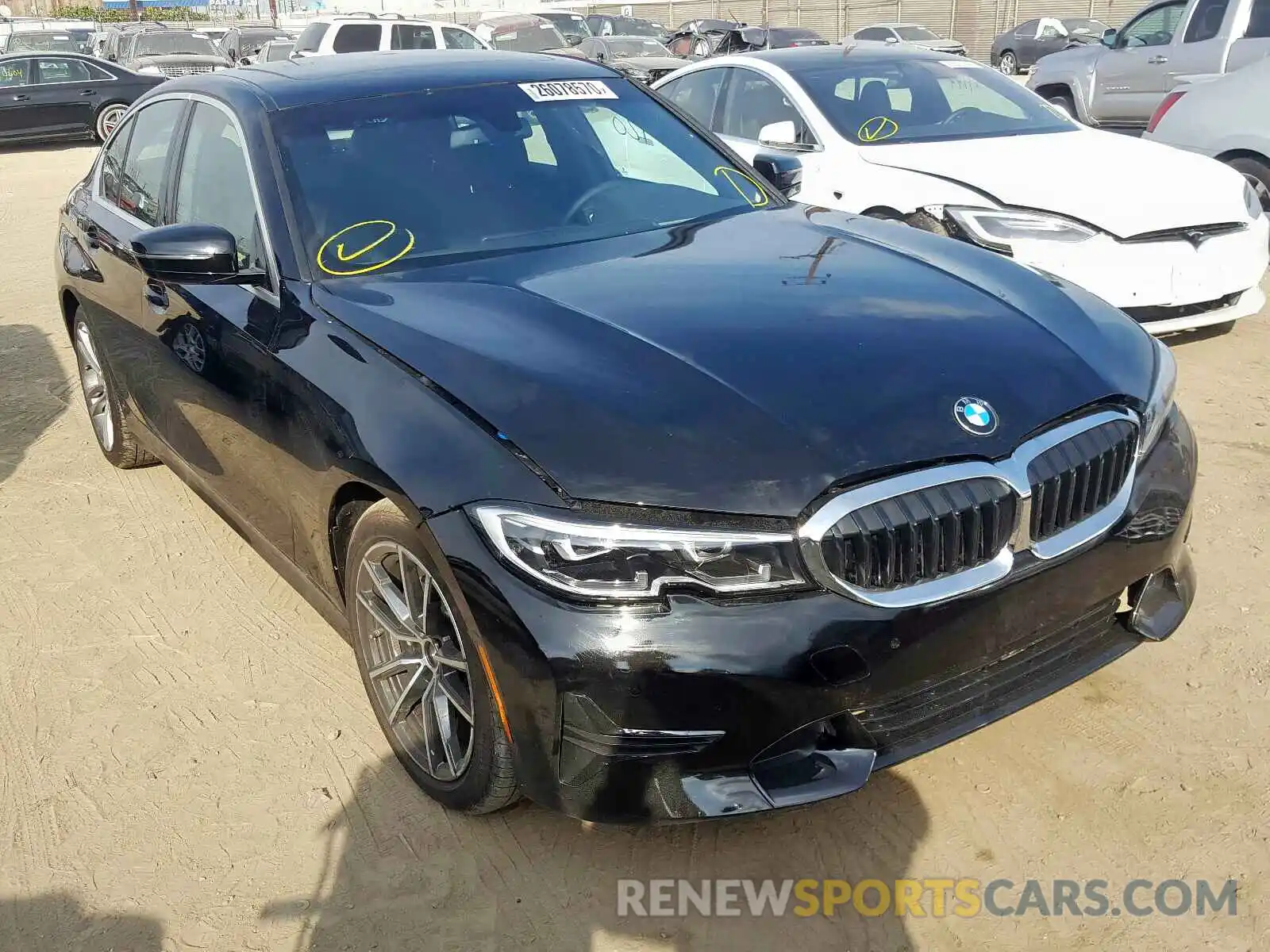 1 Photograph of a damaged car 3MW5R1J03L8B11682 BMW 3 SERIES 2020