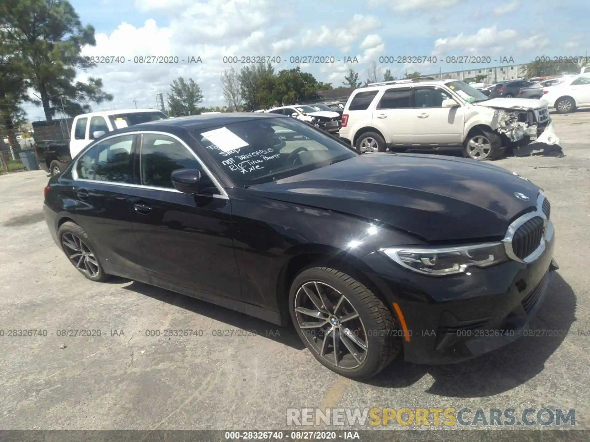 1 Photograph of a damaged car 3MW5R1J03L8B11925 BMW 3 SERIES 2020