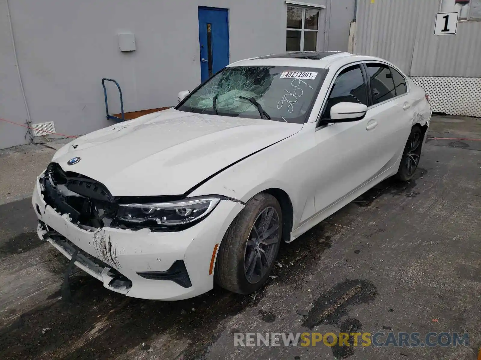 2 Photograph of a damaged car 3MW5R1J03L8B12069 BMW 3 SERIES 2020