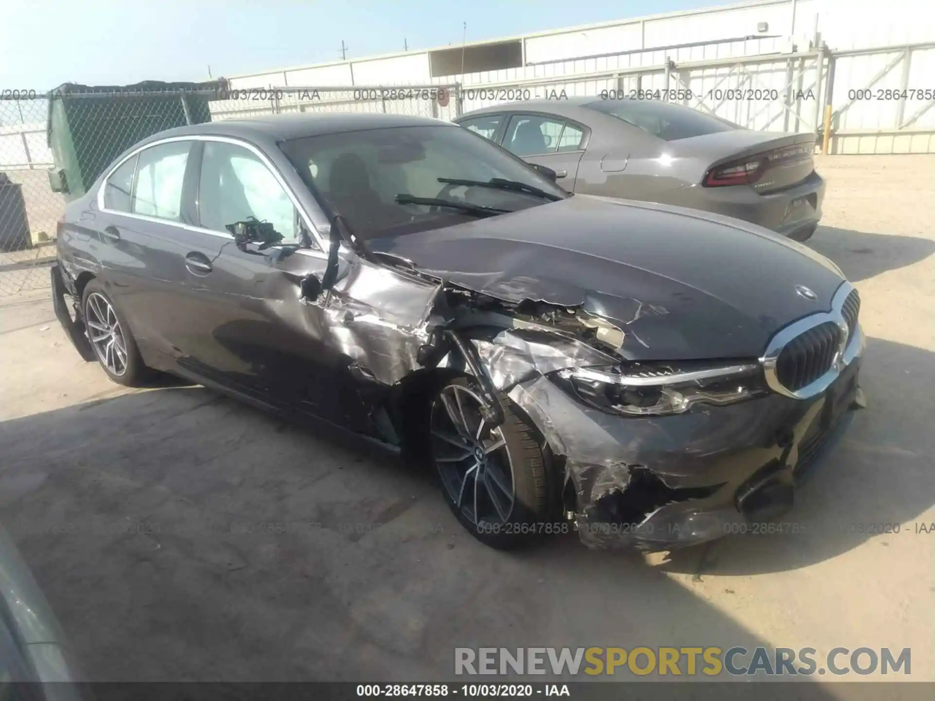 1 Photograph of a damaged car 3MW5R1J03L8B12511 BMW 3 SERIES 2020