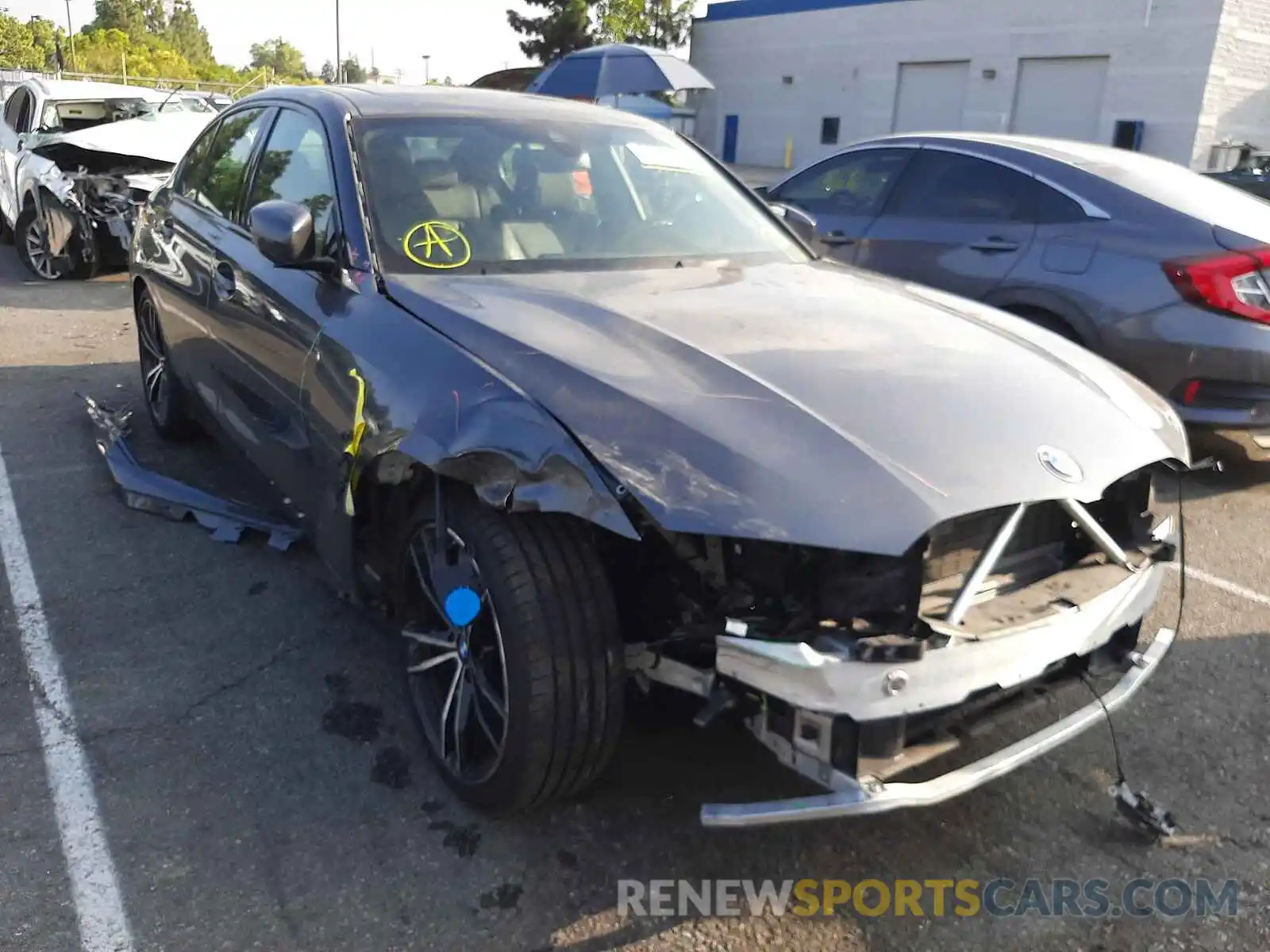 1 Photograph of a damaged car 3MW5R1J03L8B13500 BMW 3 SERIES 2020