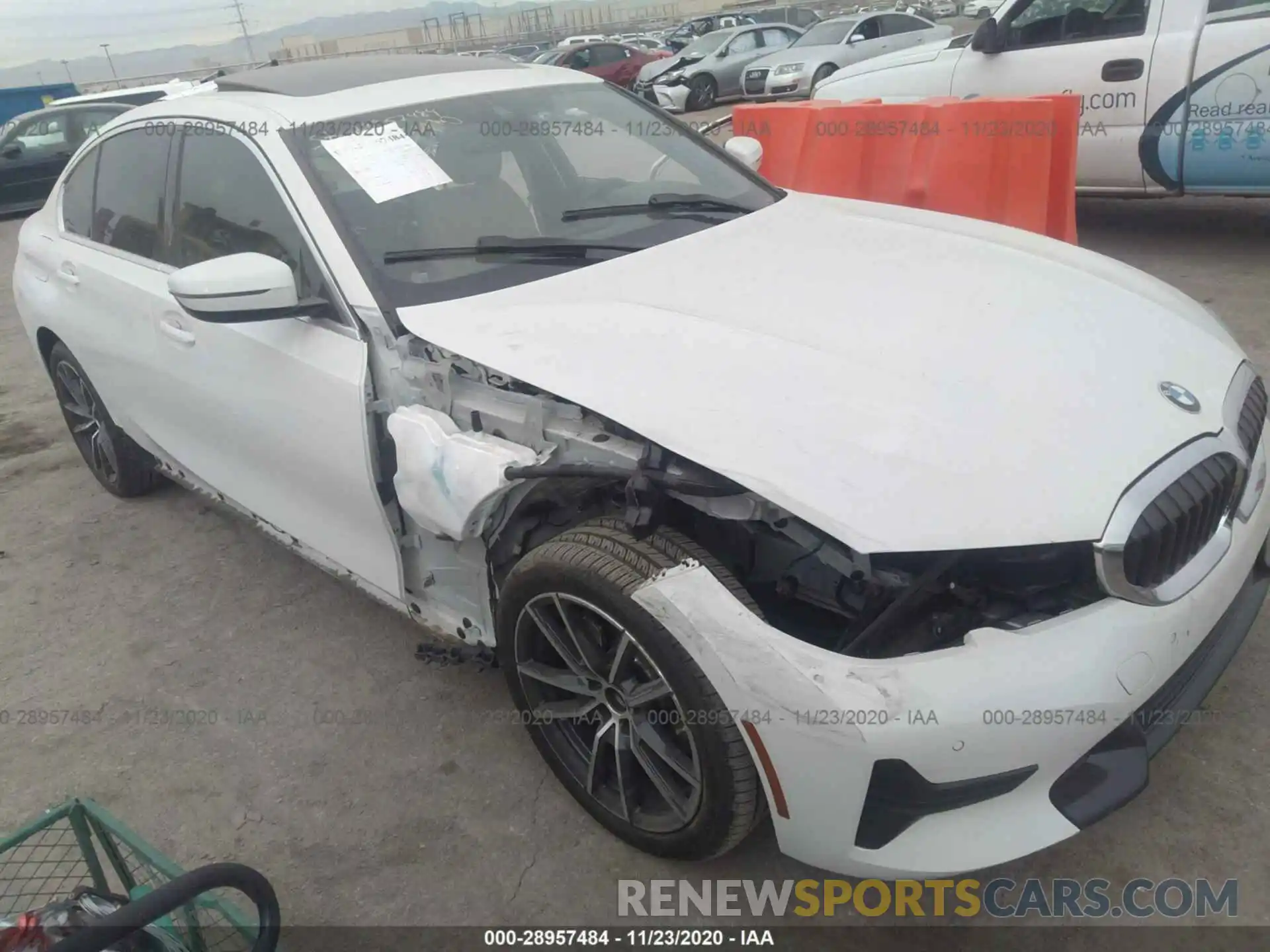 1 Photograph of a damaged car 3MW5R1J03L8B15084 BMW 3 SERIES 2020