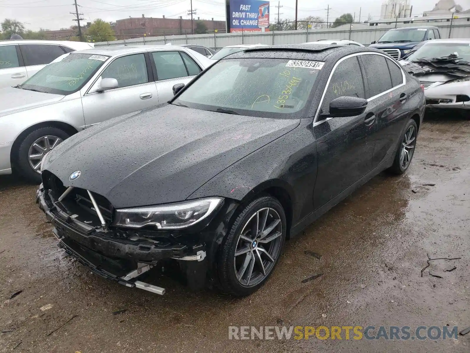 2 Photograph of a damaged car 3MW5R1J03L8B17501 BMW 3 SERIES 2020