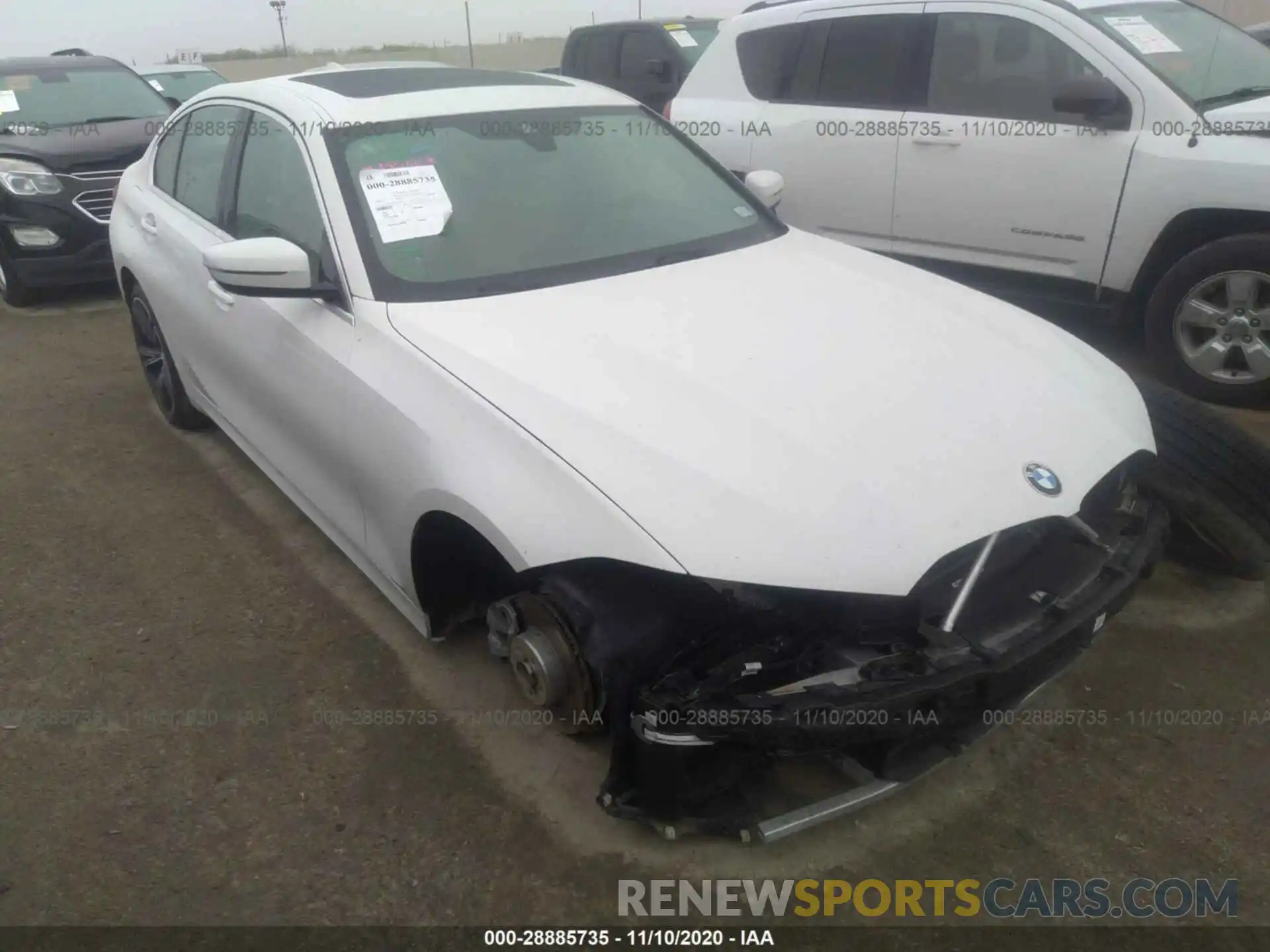 1 Photograph of a damaged car 3MW5R1J03L8B19068 BMW 3 SERIES 2020