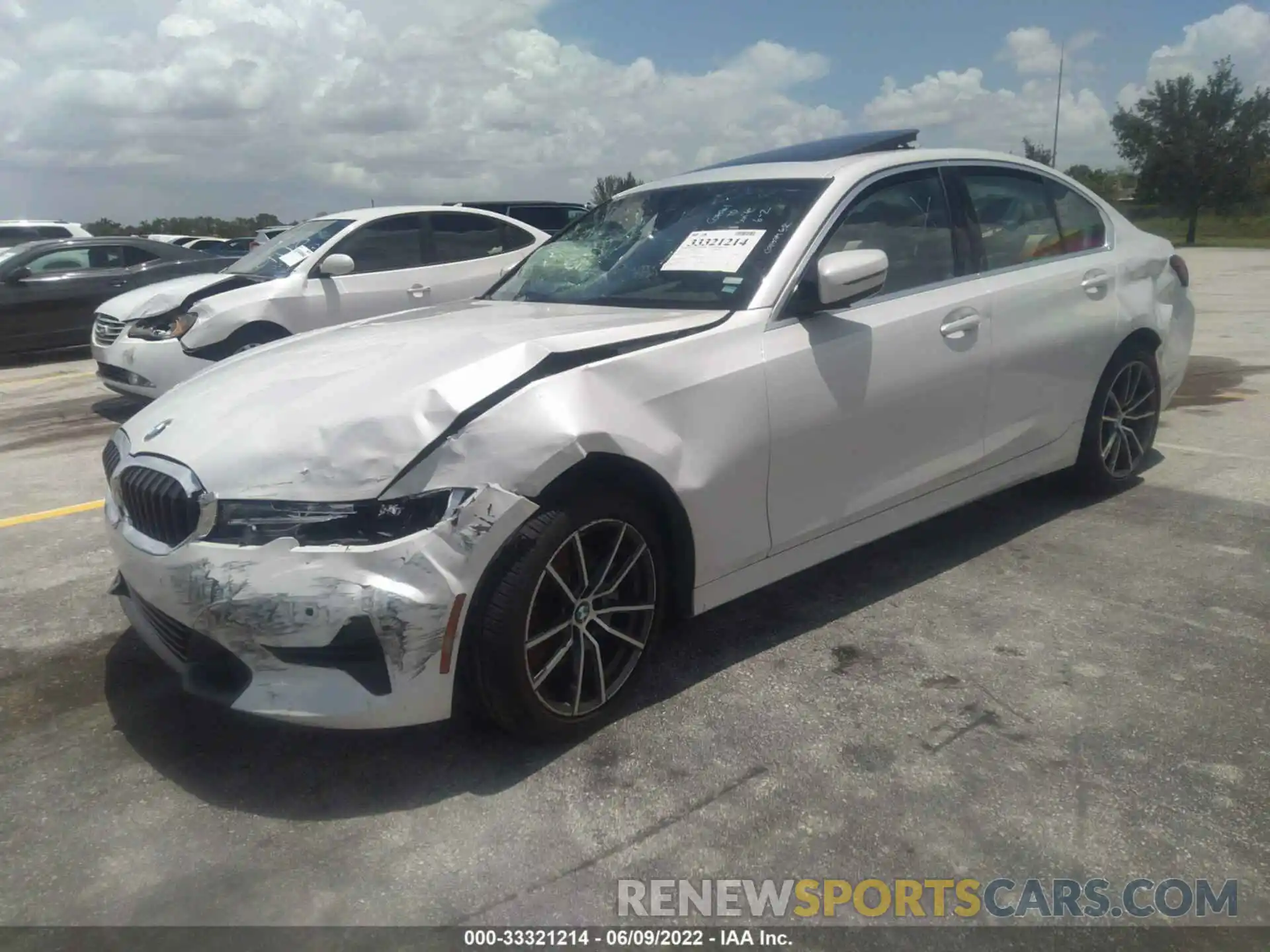 2 Photograph of a damaged car 3MW5R1J03L8B23380 BMW 3 SERIES 2020