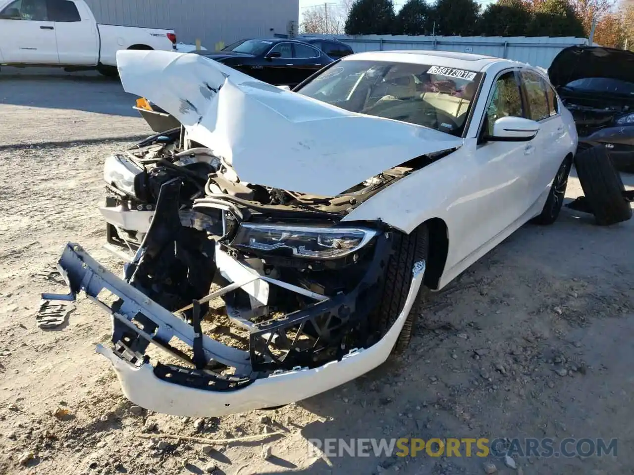 2 Photograph of a damaged car 3MW5R1J03L8B23508 BMW 3 SERIES 2020