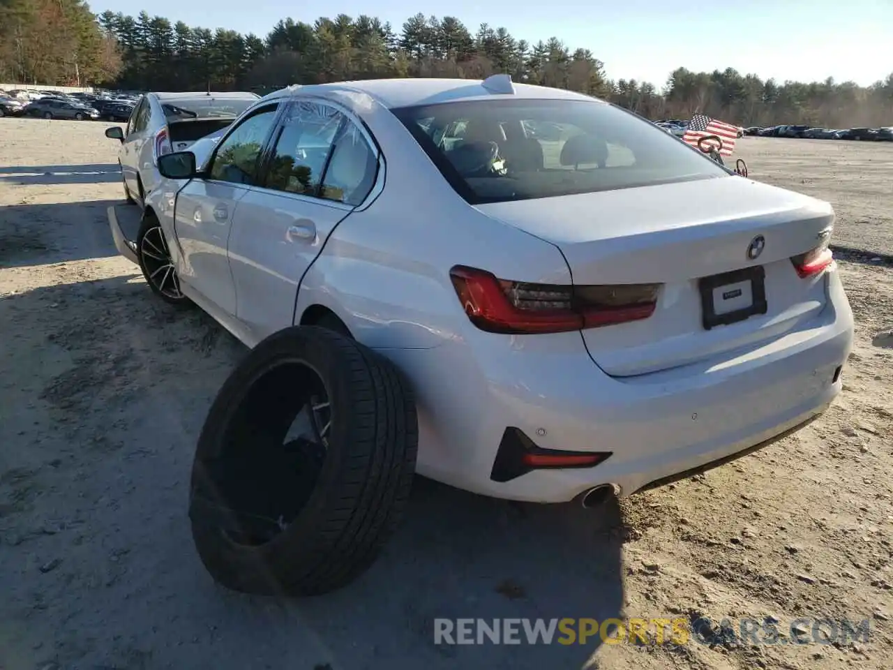 3 Photograph of a damaged car 3MW5R1J03L8B23508 BMW 3 SERIES 2020