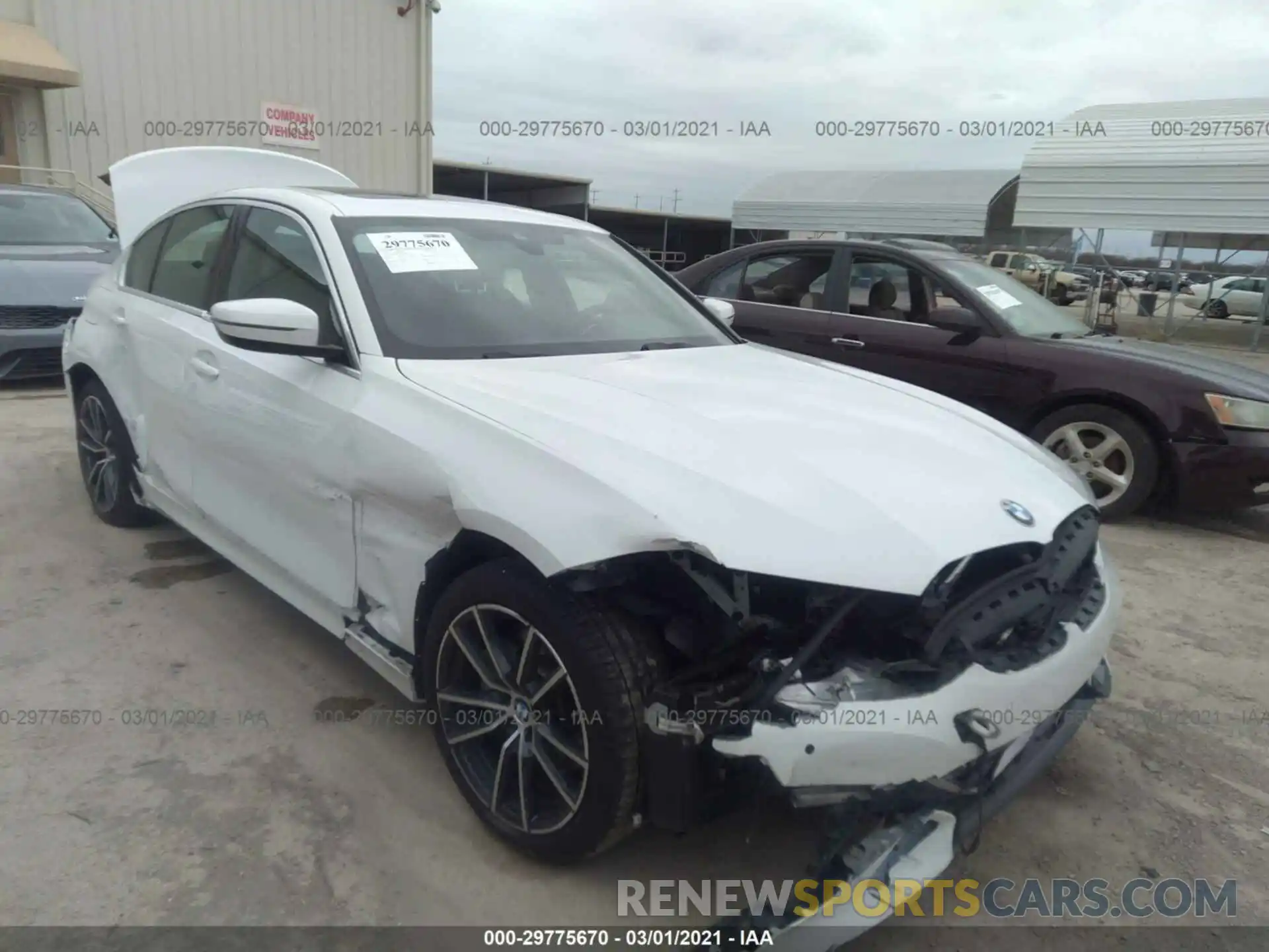 1 Photograph of a damaged car 3MW5R1J03L8B24576 BMW 3 SERIES 2020