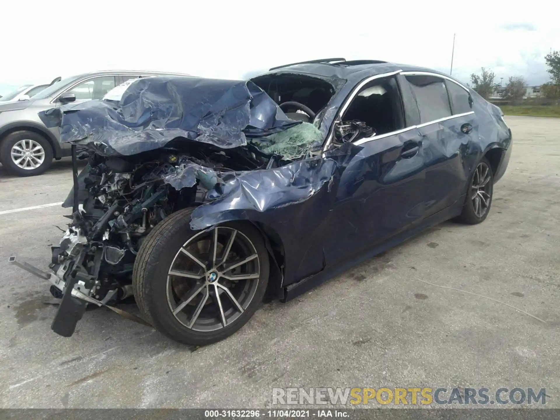 2 Photograph of a damaged car 3MW5R1J03L8B24870 BMW 3 SERIES 2020