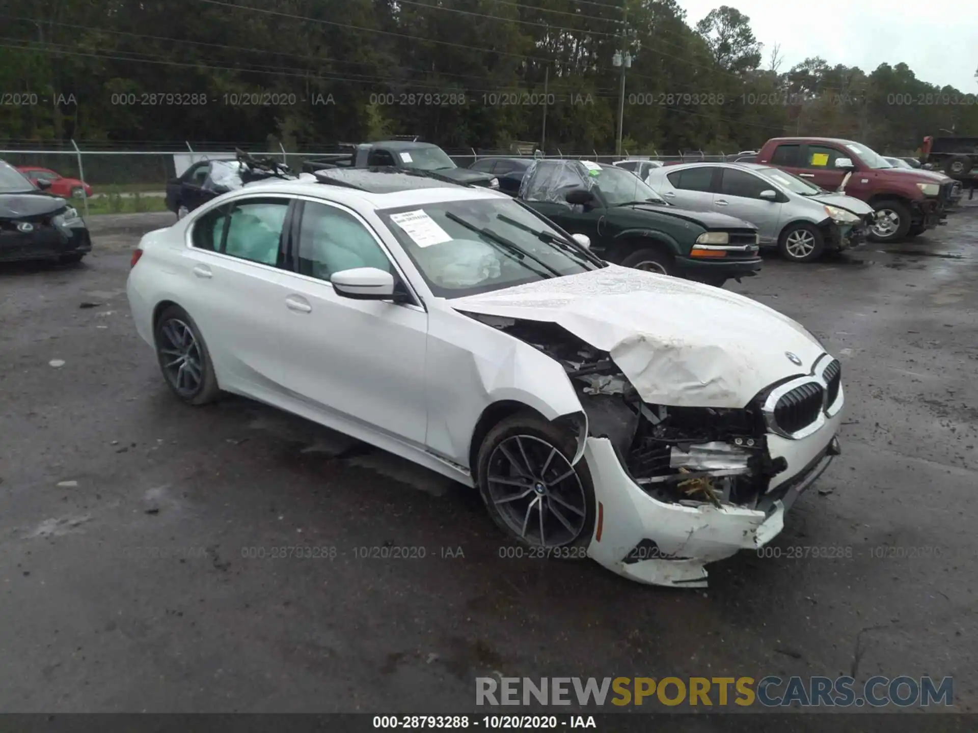 1 Photograph of a damaged car 3MW5R1J03L8B25095 BMW 3 SERIES 2020