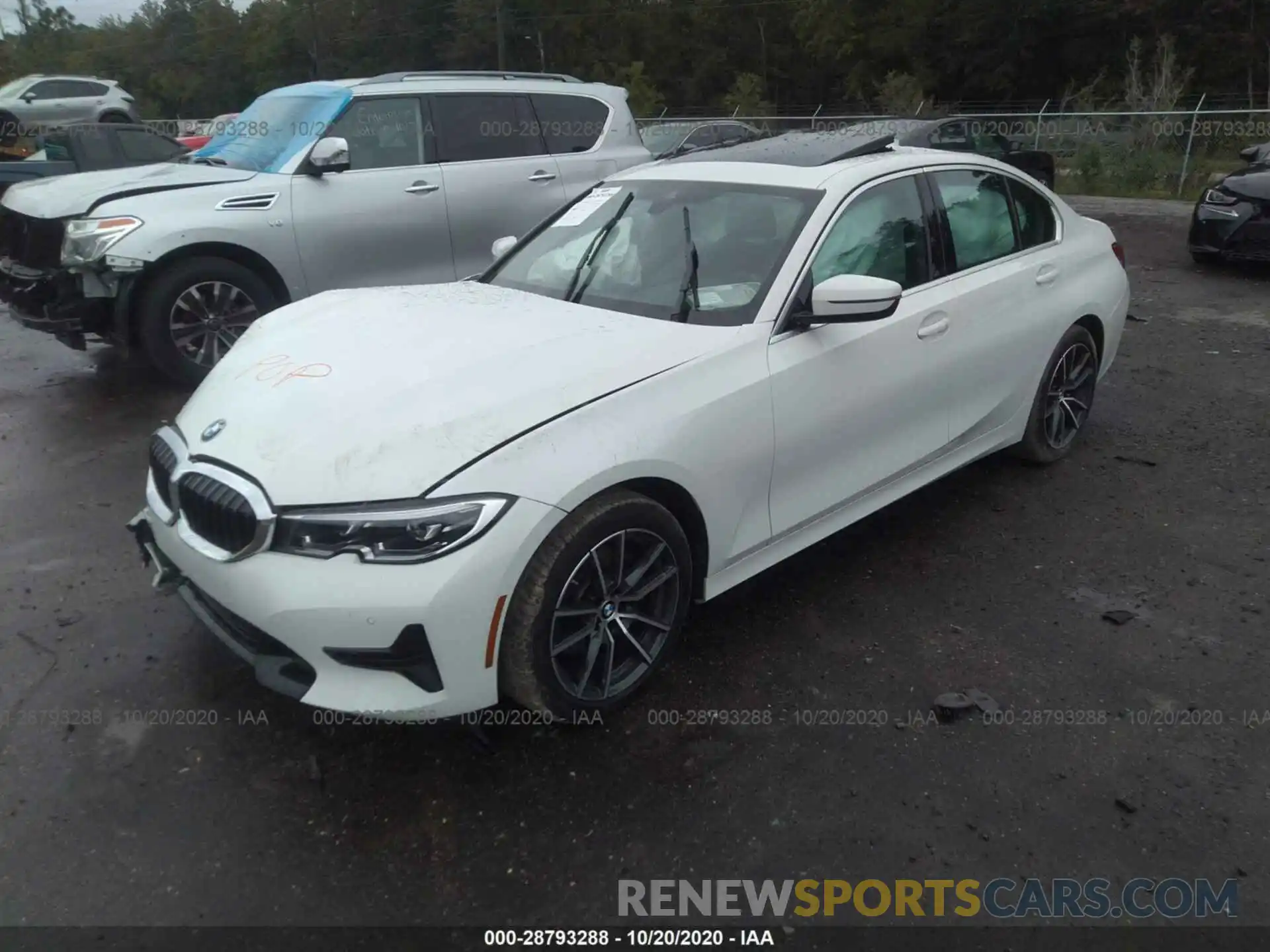 2 Photograph of a damaged car 3MW5R1J03L8B25095 BMW 3 SERIES 2020