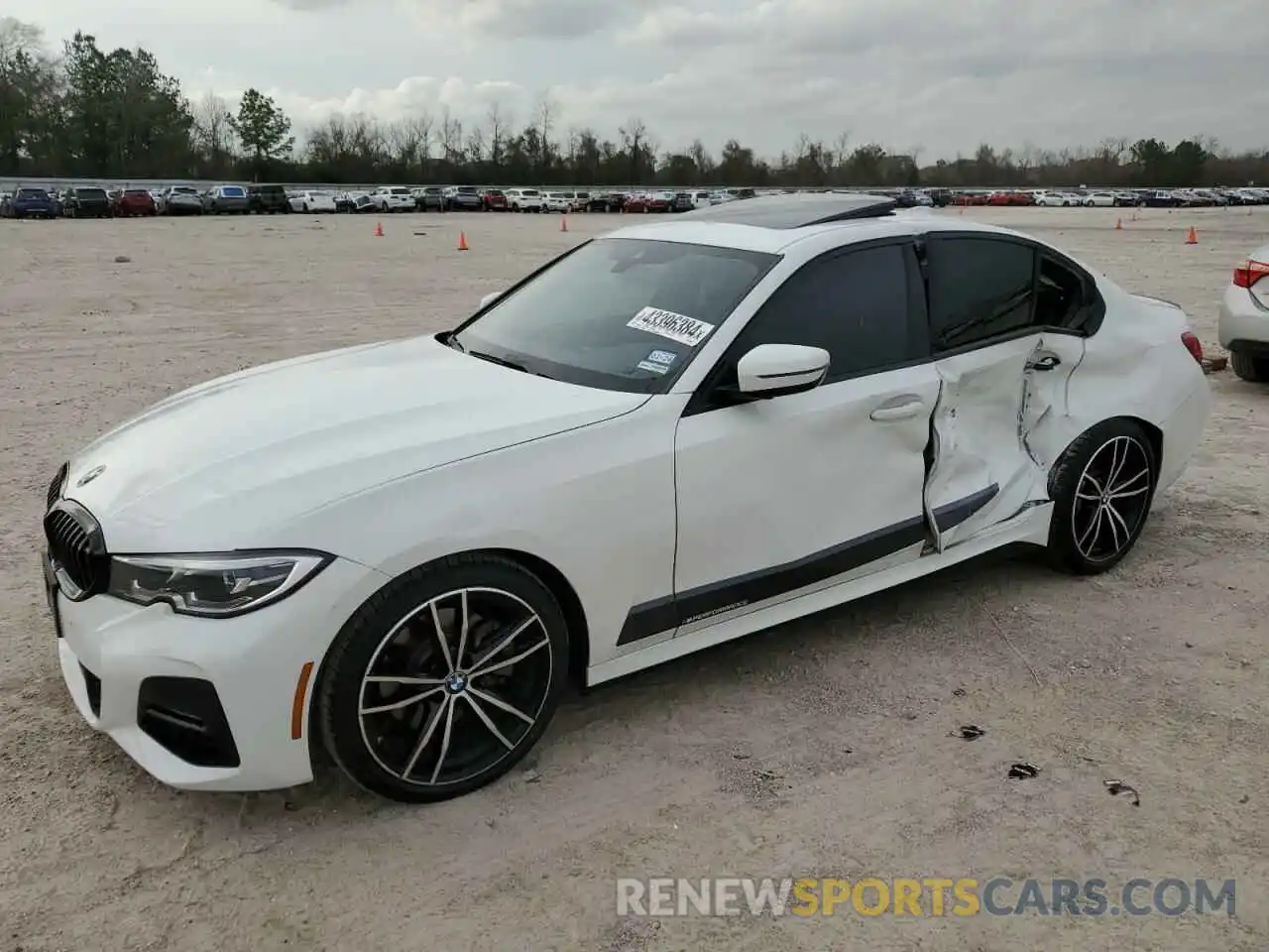 1 Photograph of a damaged car 3MW5R1J03L8B26070 BMW 3 SERIES 2020