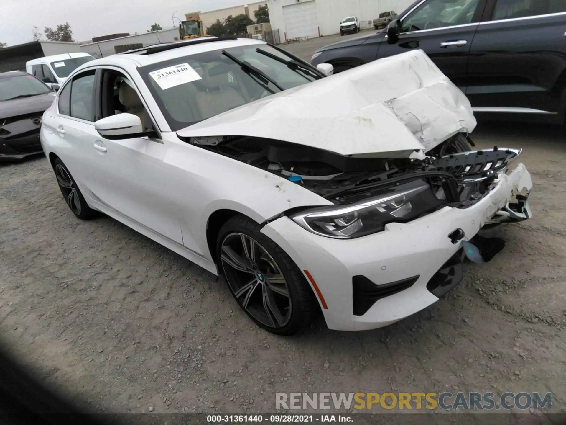 1 Photograph of a damaged car 3MW5R1J03L8B27719 BMW 3 SERIES 2020