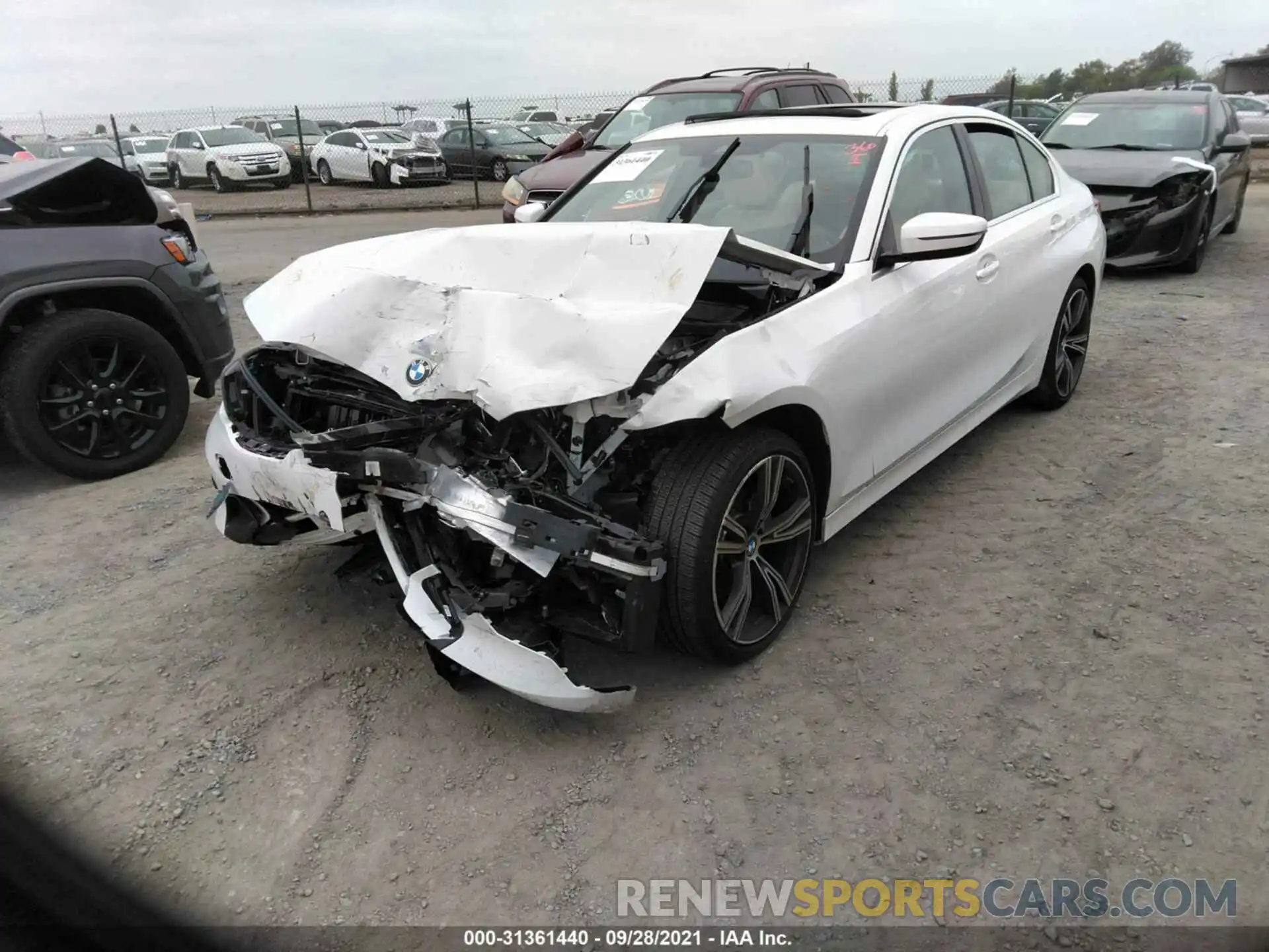 2 Photograph of a damaged car 3MW5R1J03L8B27719 BMW 3 SERIES 2020