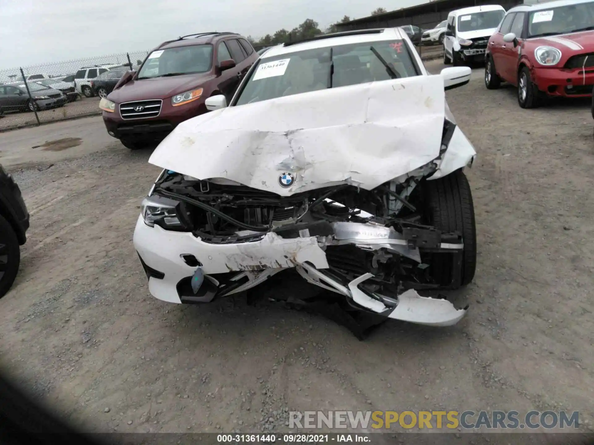 6 Photograph of a damaged car 3MW5R1J03L8B27719 BMW 3 SERIES 2020