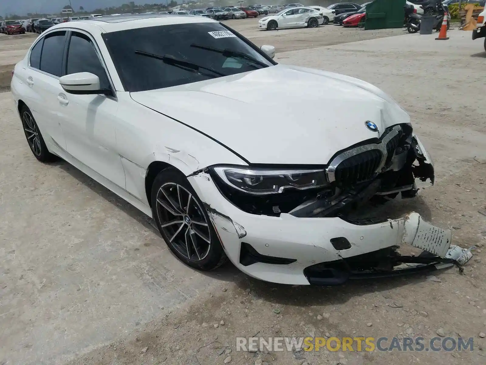 1 Photograph of a damaged car 3MW5R1J03L8B28417 BMW 3 SERIES 2020