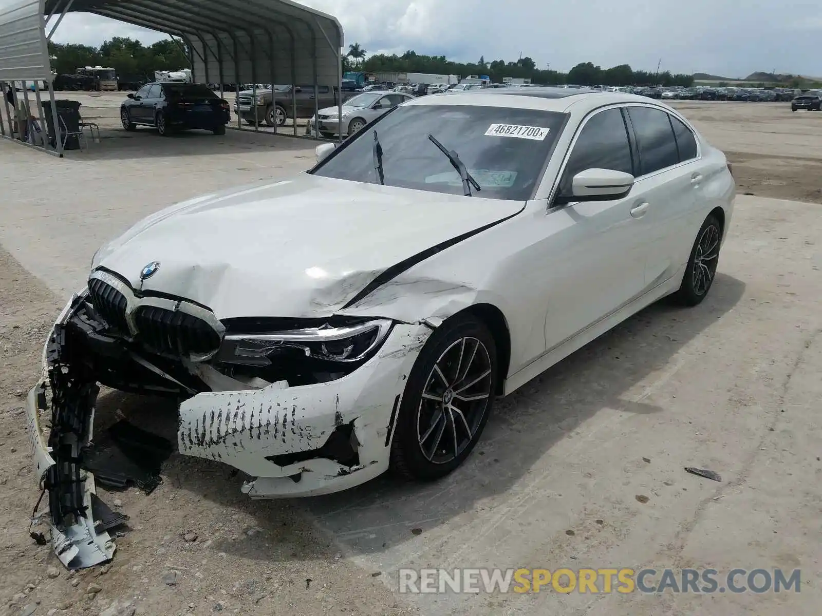 2 Photograph of a damaged car 3MW5R1J03L8B28417 BMW 3 SERIES 2020