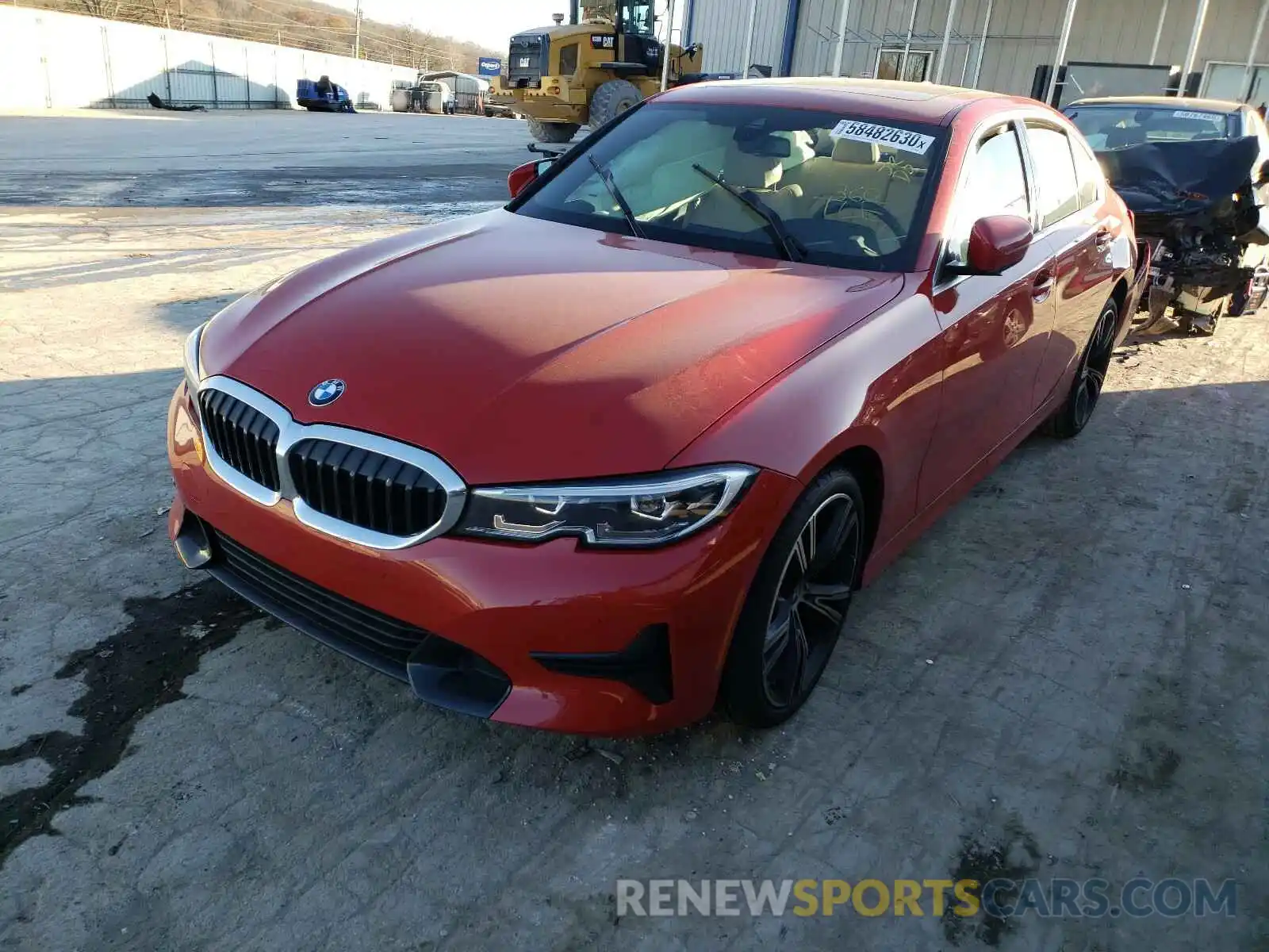 2 Photograph of a damaged car 3MW5R1J03L8B33729 BMW 3 SERIES 2020