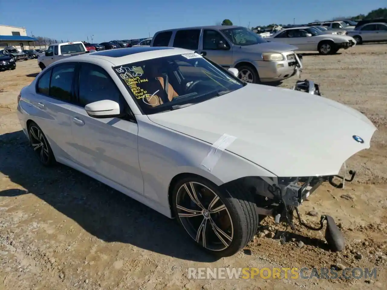 1 Photograph of a damaged car 3MW5R1J03L8B44892 BMW 3 SERIES 2020