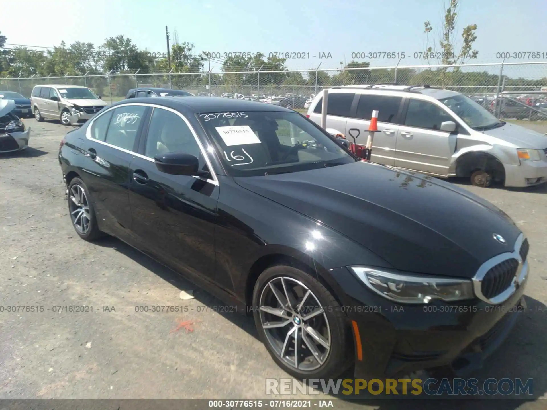 1 Photograph of a damaged car 3MW5R1J04L8B03798 BMW 3 SERIES 2020