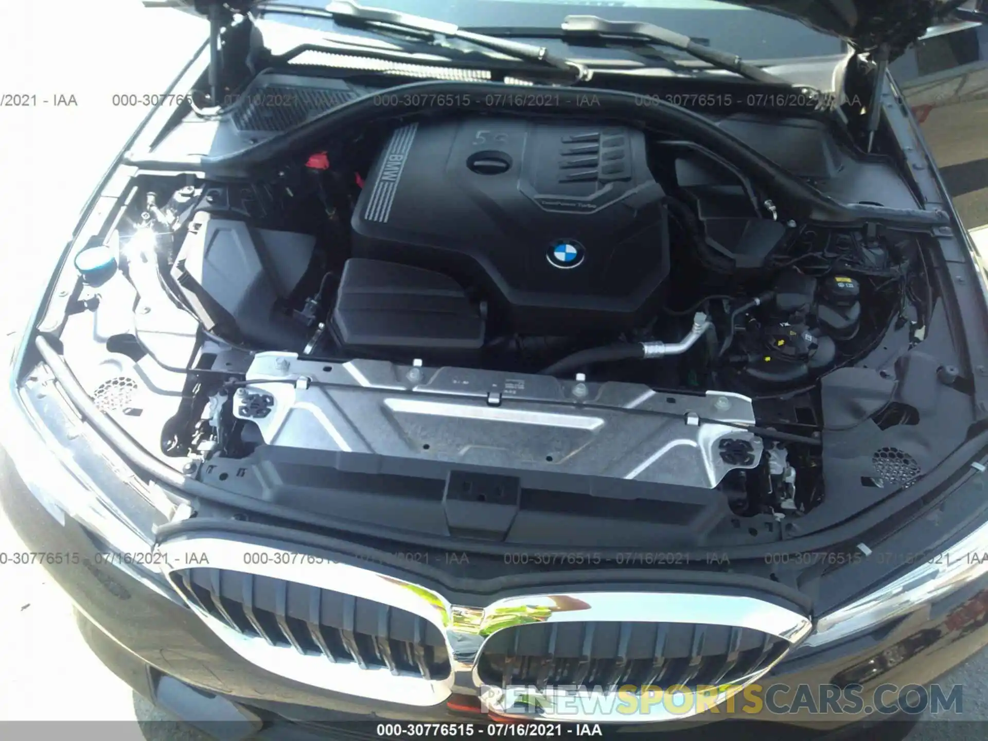 10 Фотография поврежденного автомобиля 3MW5R1J04L8B03798 BMW 3 SERIES 2020