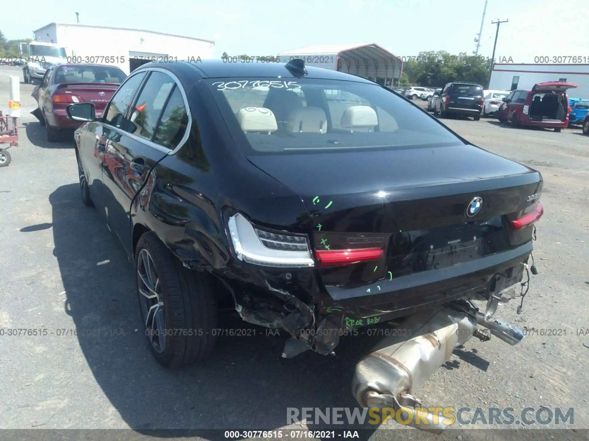 6 Photograph of a damaged car 3MW5R1J04L8B03798 BMW 3 SERIES 2020