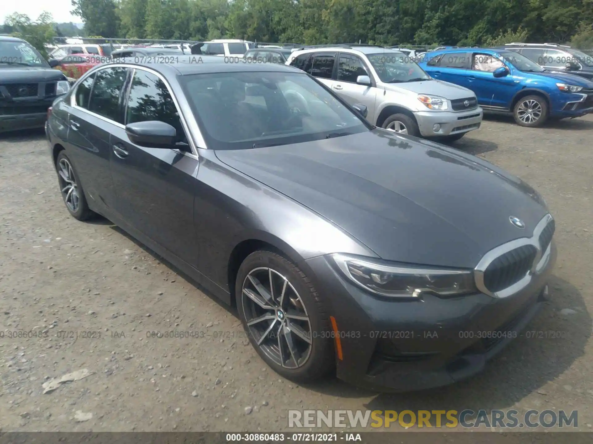 1 Photograph of a damaged car 3MW5R1J04L8B04627 BMW 3 SERIES 2020