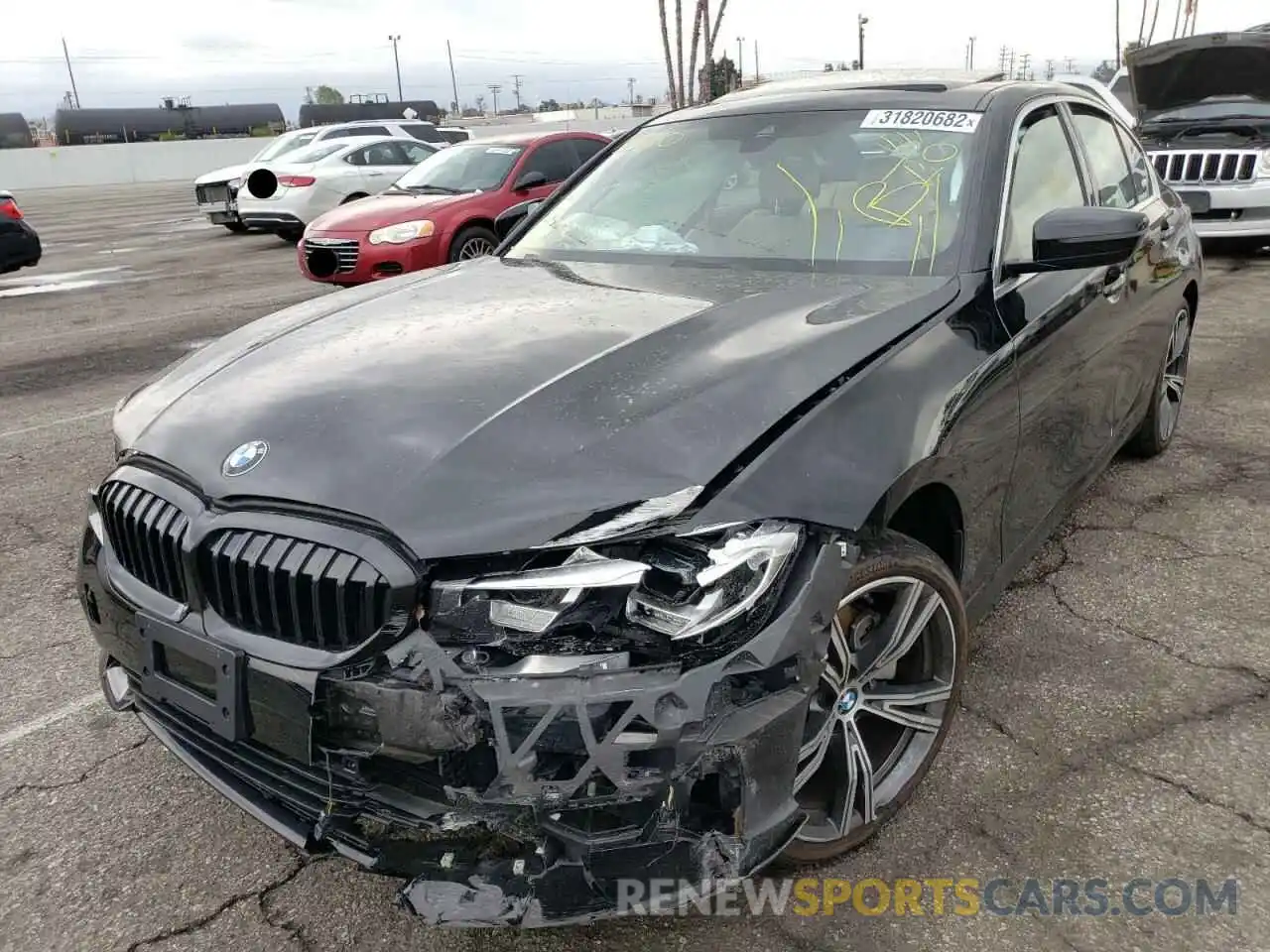 2 Photograph of a damaged car 3MW5R1J04L8B06376 BMW 3 SERIES 2020