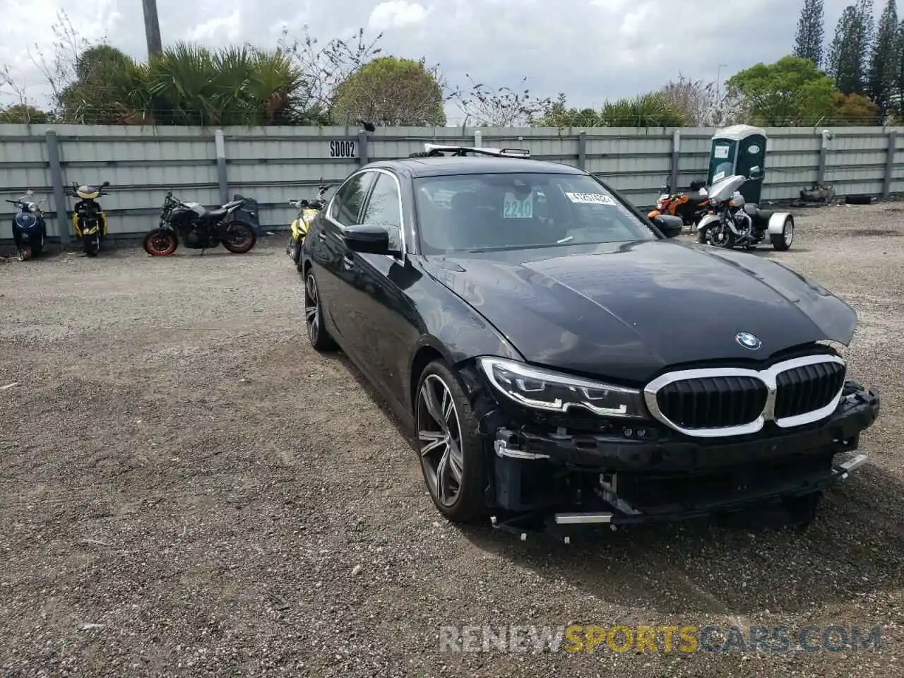 1 Photograph of a damaged car 3MW5R1J04L8B12646 BMW 3 SERIES 2020