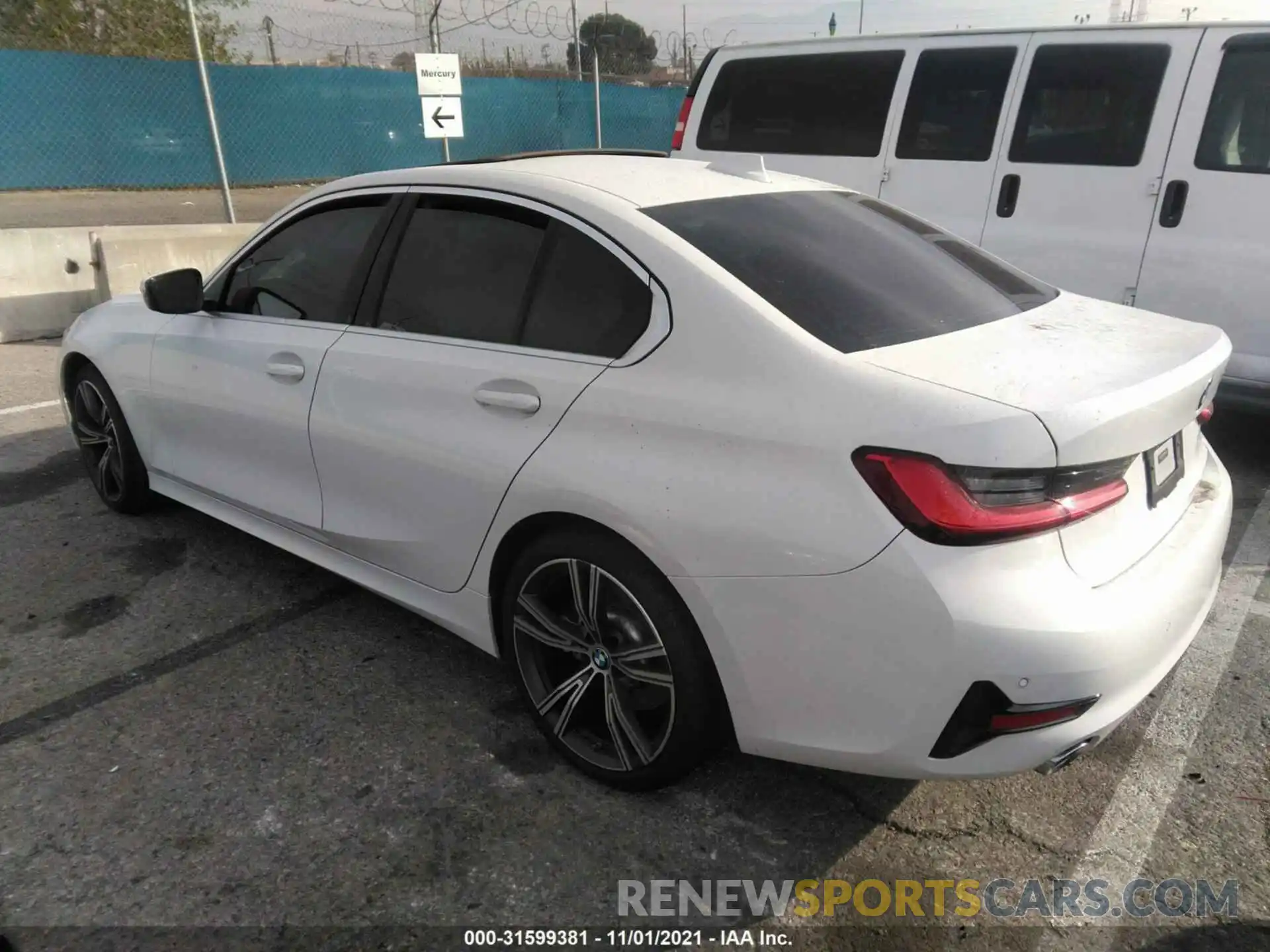 3 Photograph of a damaged car 3MW5R1J04L8B16146 BMW 3 SERIES 2020