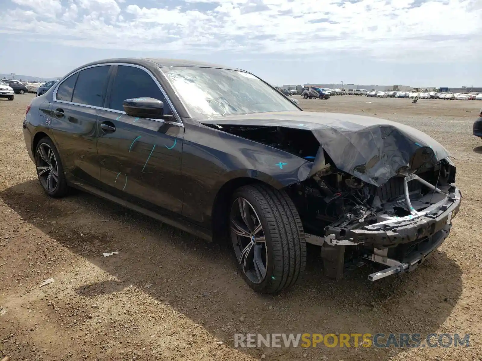 1 Photograph of a damaged car 3MW5R1J04L8B16342 BMW 3 SERIES 2020