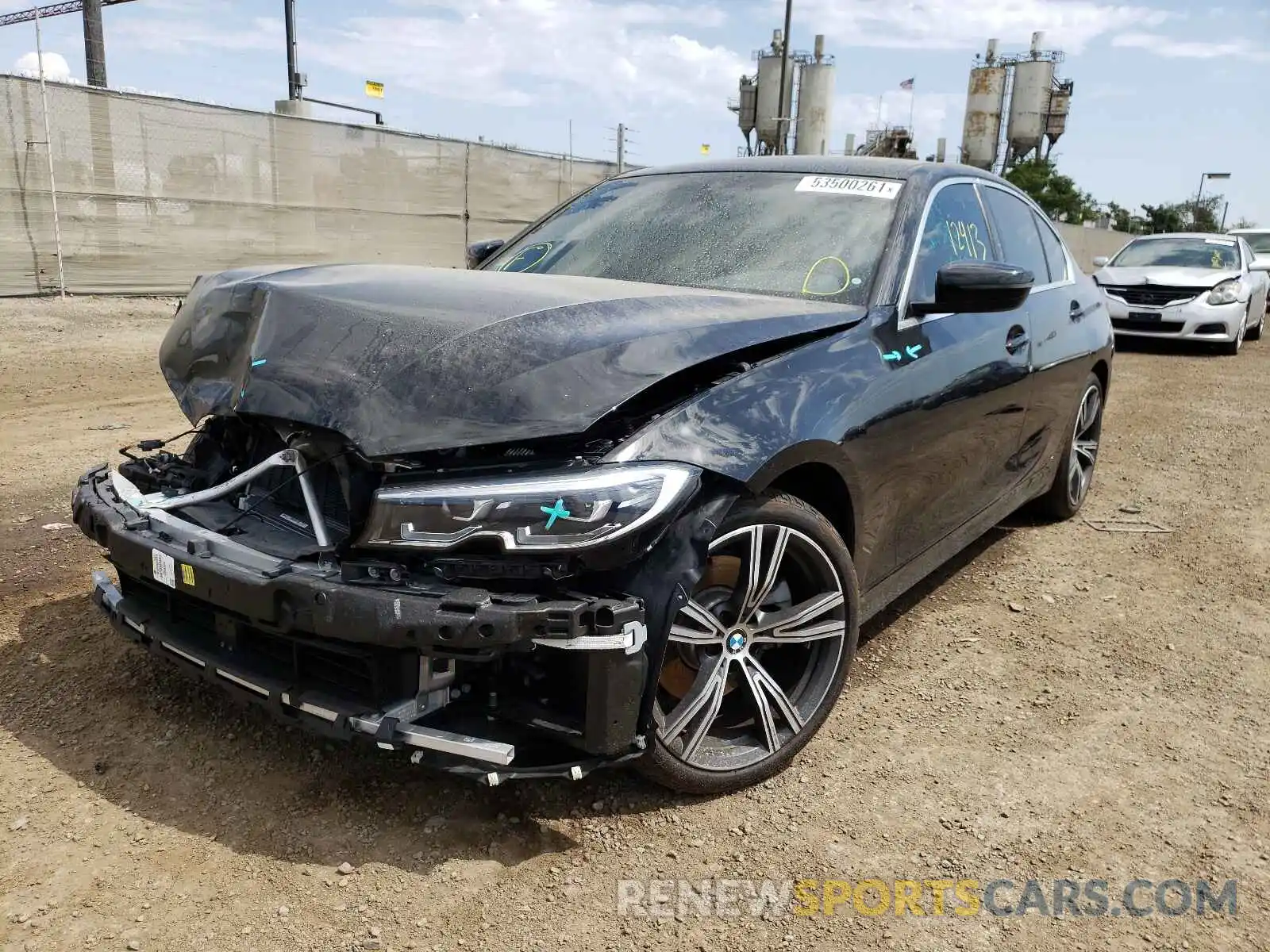 2 Photograph of a damaged car 3MW5R1J04L8B16342 BMW 3 SERIES 2020