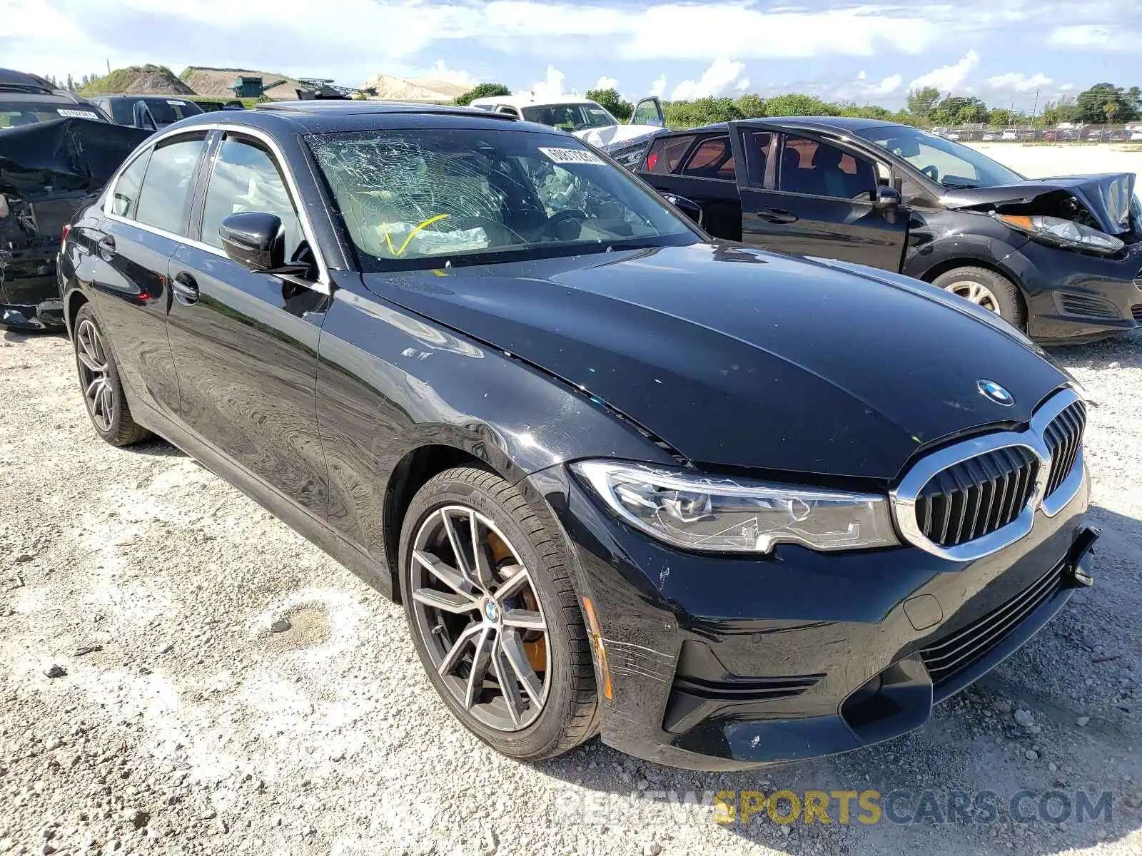 1 Photograph of a damaged car 3MW5R1J04L8B19385 BMW 3 SERIES 2020