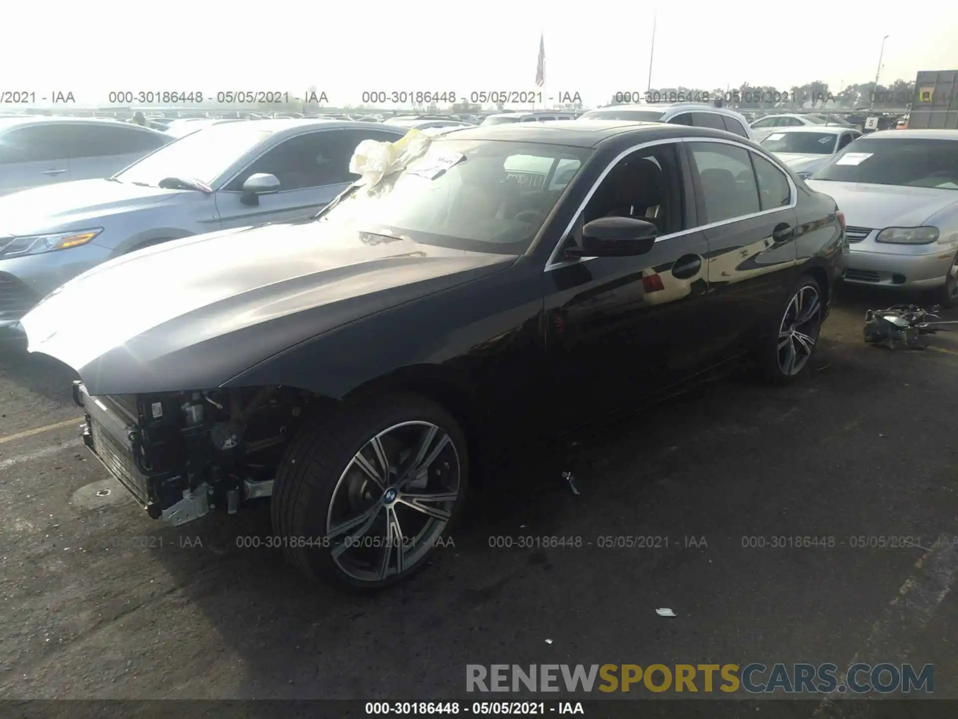 2 Фотография поврежденного автомобиля 3MW5R1J04L8B20133 BMW 3 SERIES 2020