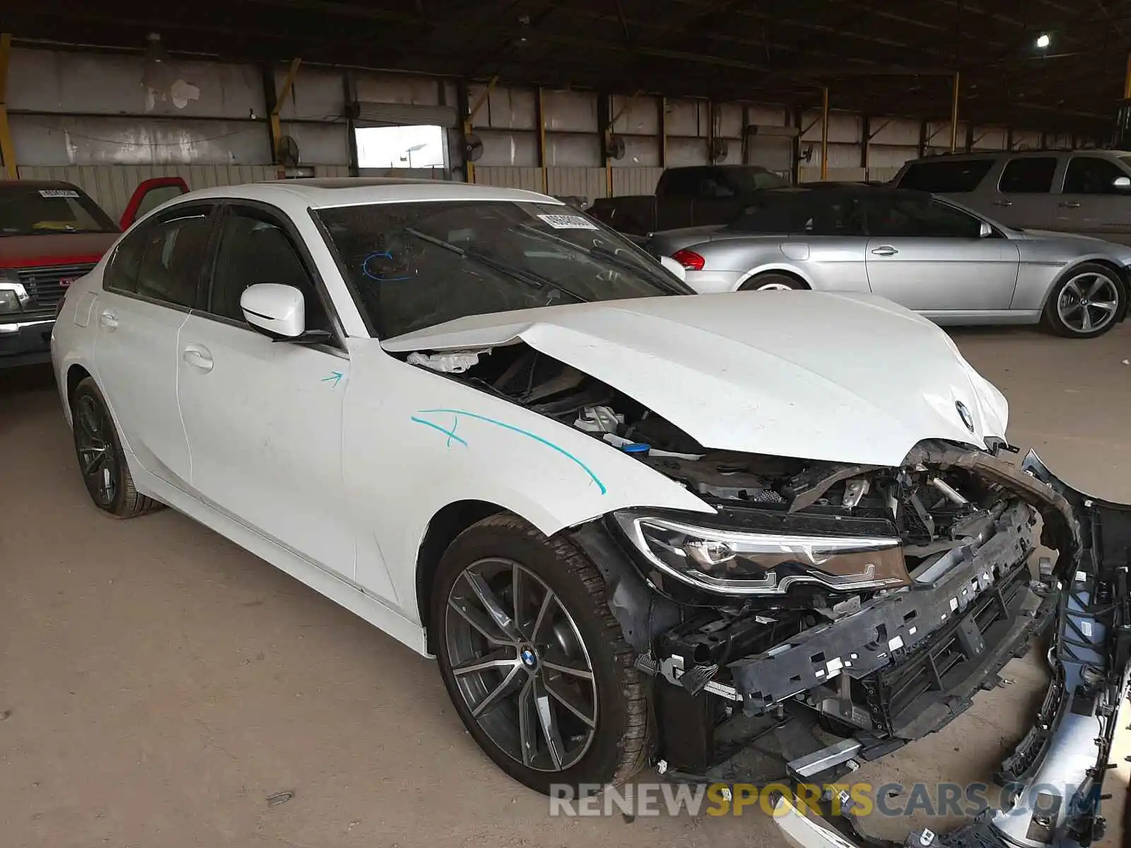 1 Photograph of a damaged car 3MW5R1J04L8B21623 BMW 3 SERIES 2020
