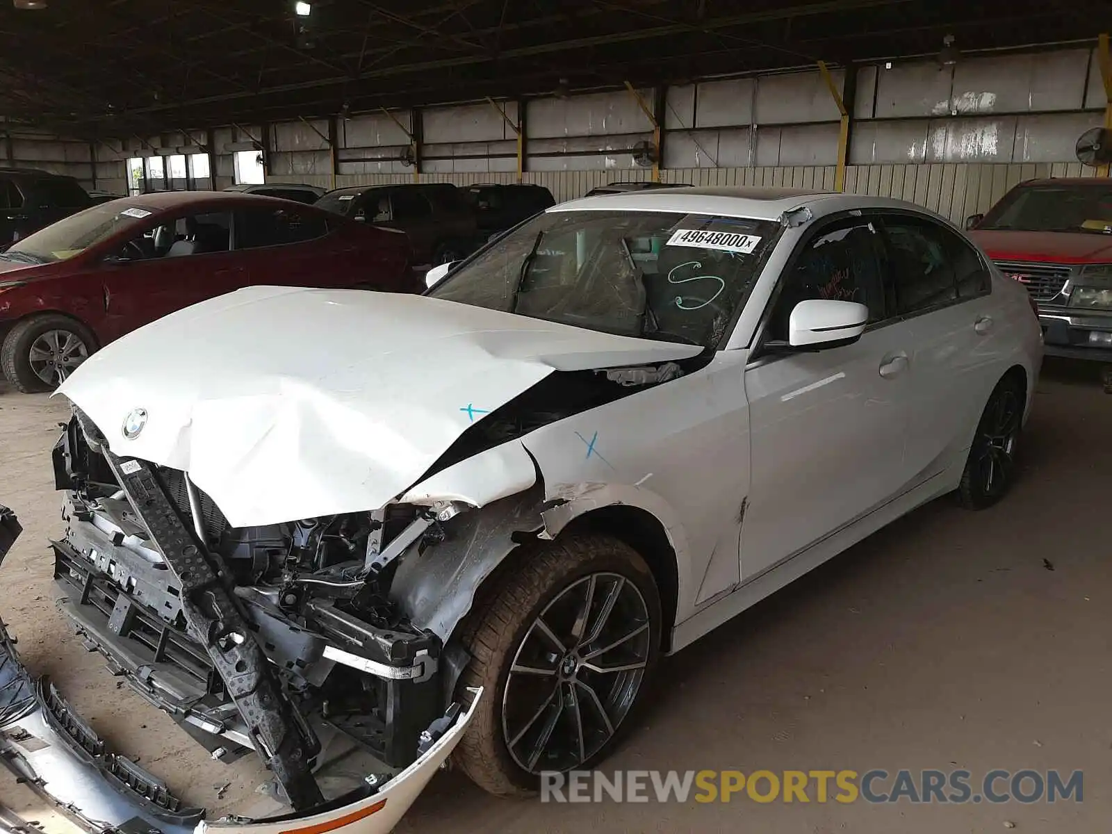 2 Photograph of a damaged car 3MW5R1J04L8B21623 BMW 3 SERIES 2020