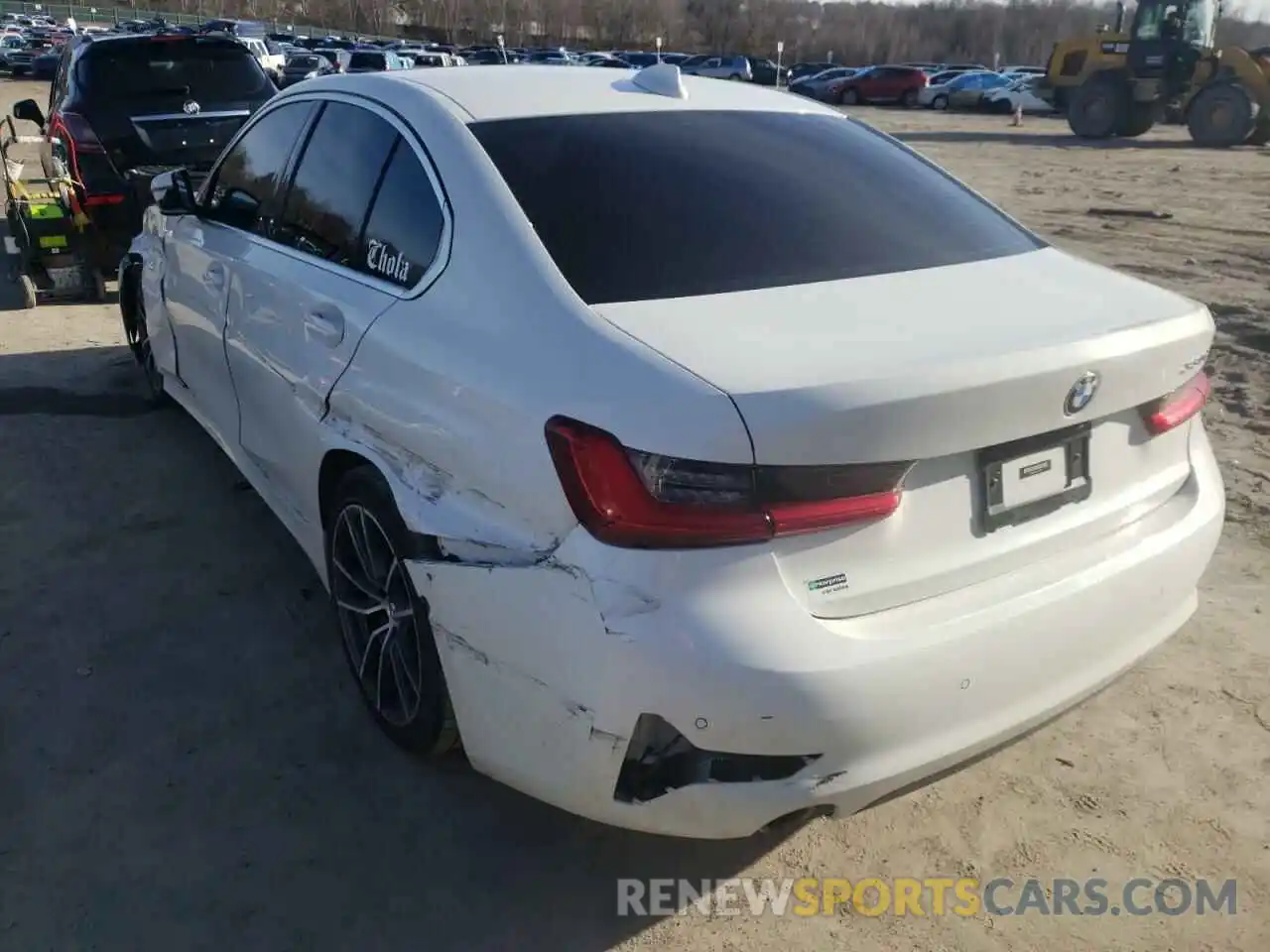 3 Photograph of a damaged car 3MW5R1J04L8B22402 BMW 3 SERIES 2020