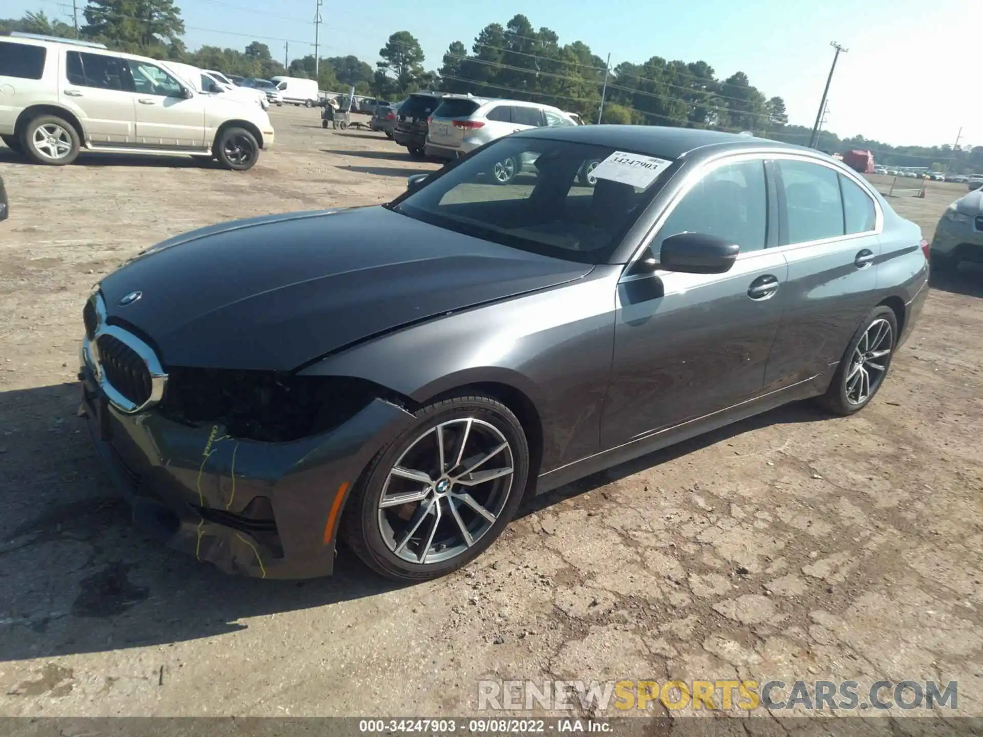 2 Photograph of a damaged car 3MW5R1J04L8B22464 BMW 3 SERIES 2020