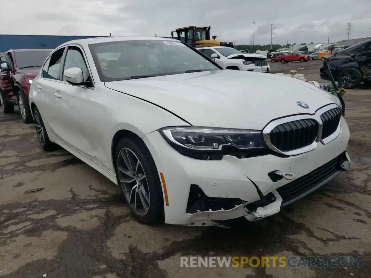 1 Photograph of a damaged car 3MW5R1J04L8B23694 BMW 3 SERIES 2020