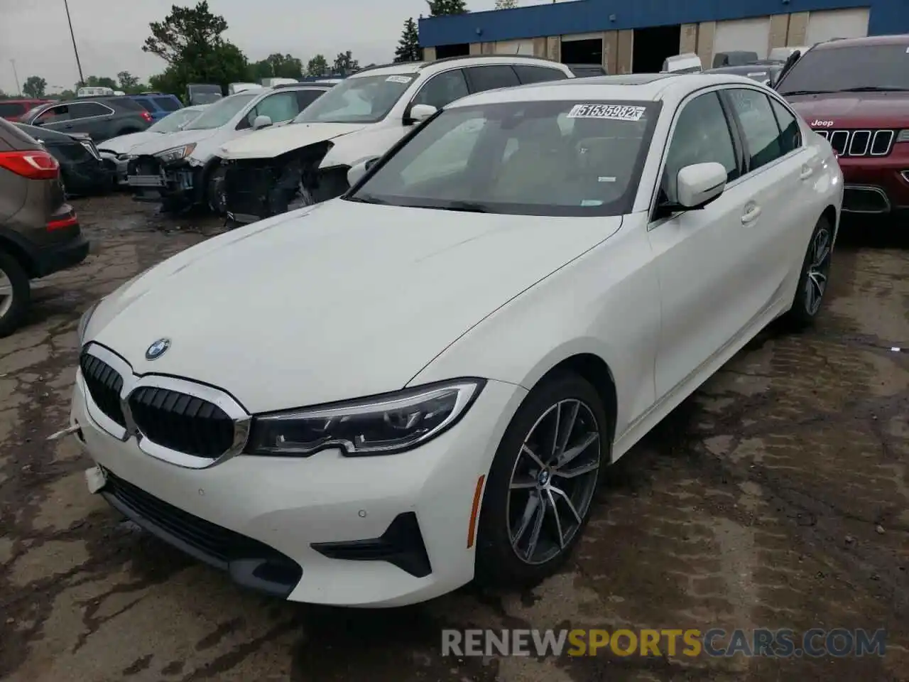 2 Photograph of a damaged car 3MW5R1J04L8B23694 BMW 3 SERIES 2020